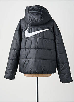 Geacă matlasată mâneci lungi cu glugă negru NIKE femeie