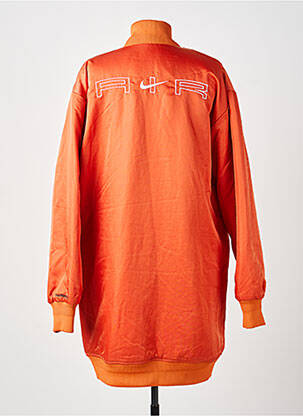 Geacă efect material satinat portocalie NIKE femeie