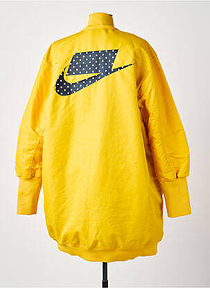 Geacă guler col înalt galben NIKE femeie