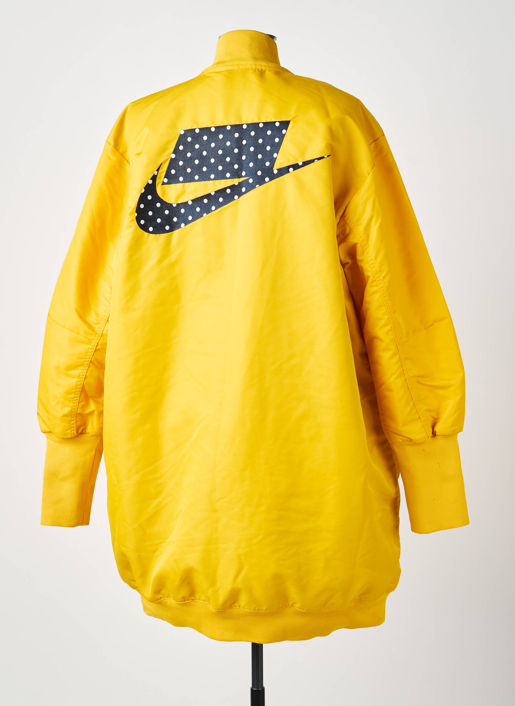 Geacă guler col înalt galben NIKE femeie