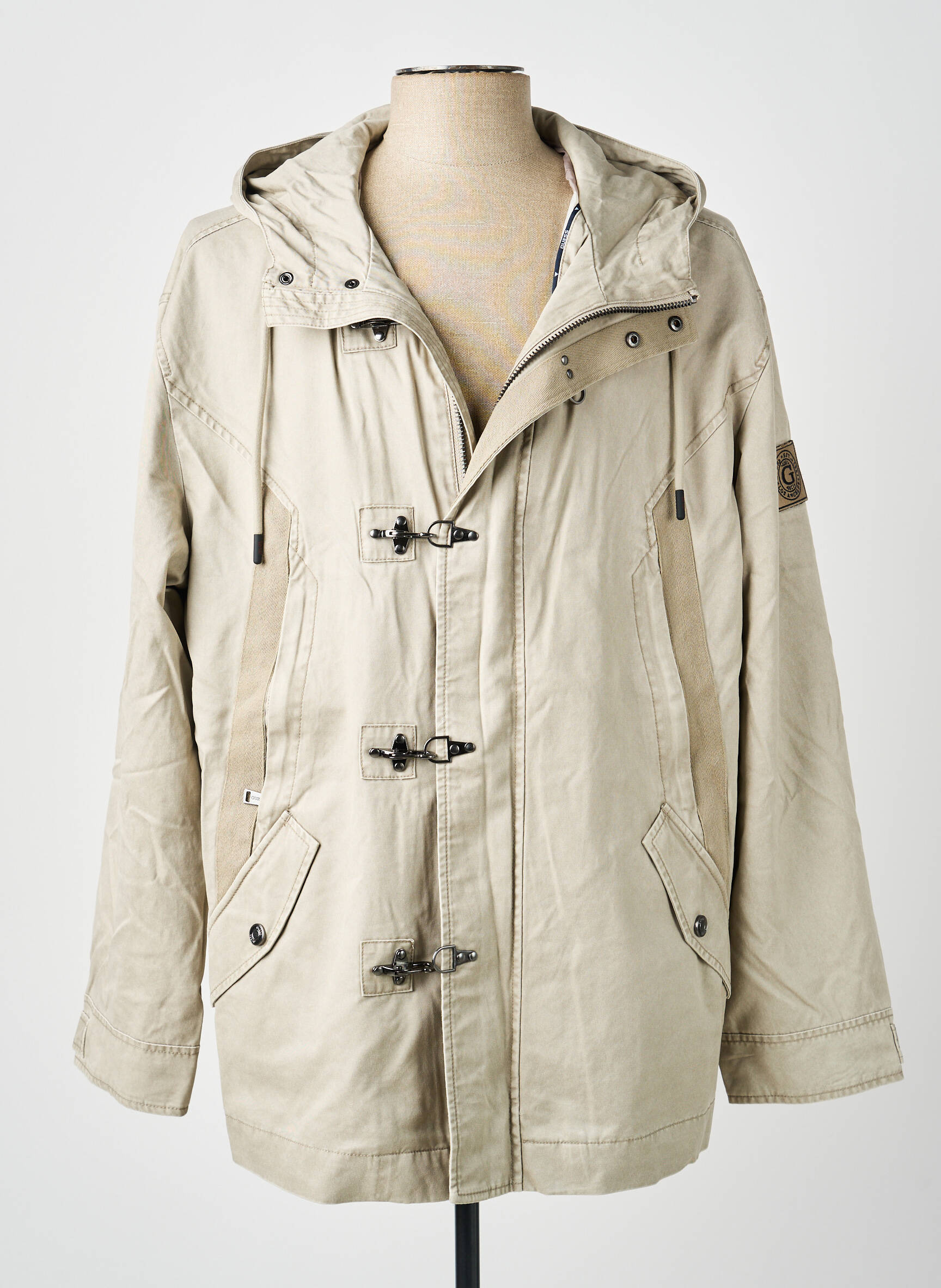 Jachete casual finisaj interior dublat bej GUESS bărbat