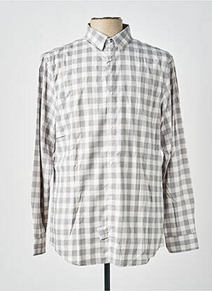 Cămașă cu mâneci lungi imprimeu carouri gri MARCIANO BY GUESS bărbat