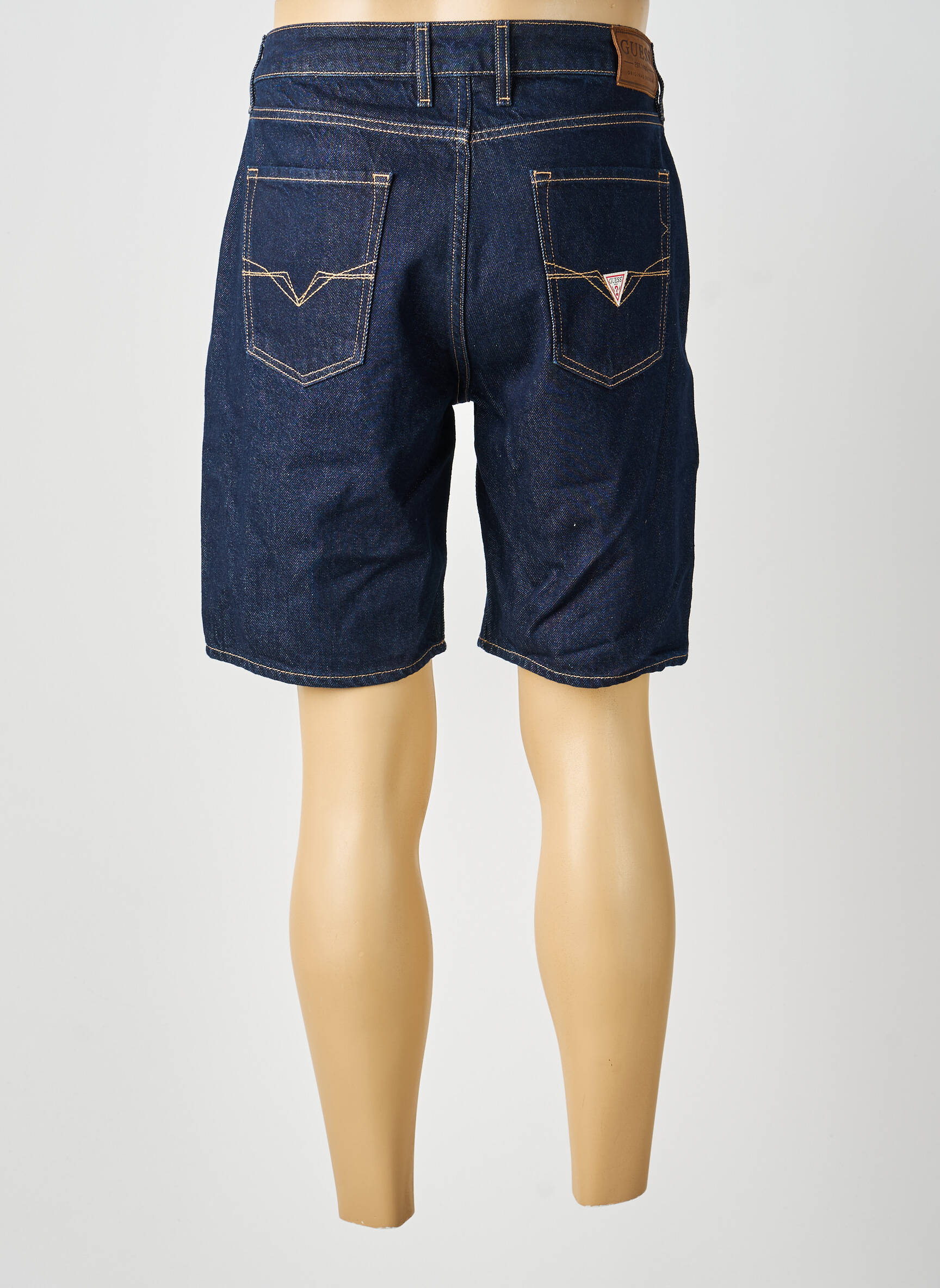 Bermudă țesătură denim mărime normală albastru GUESS bărbat