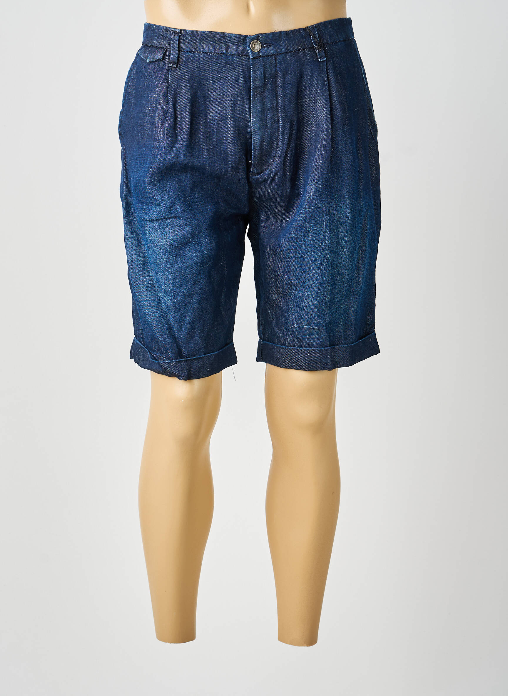Bermudă țesătură denim mărime normală albastru GUESS bărbat