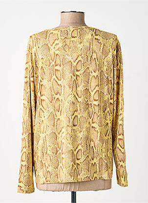 Tricou mâneci lungi mâneci lungi galben DAMART femeie