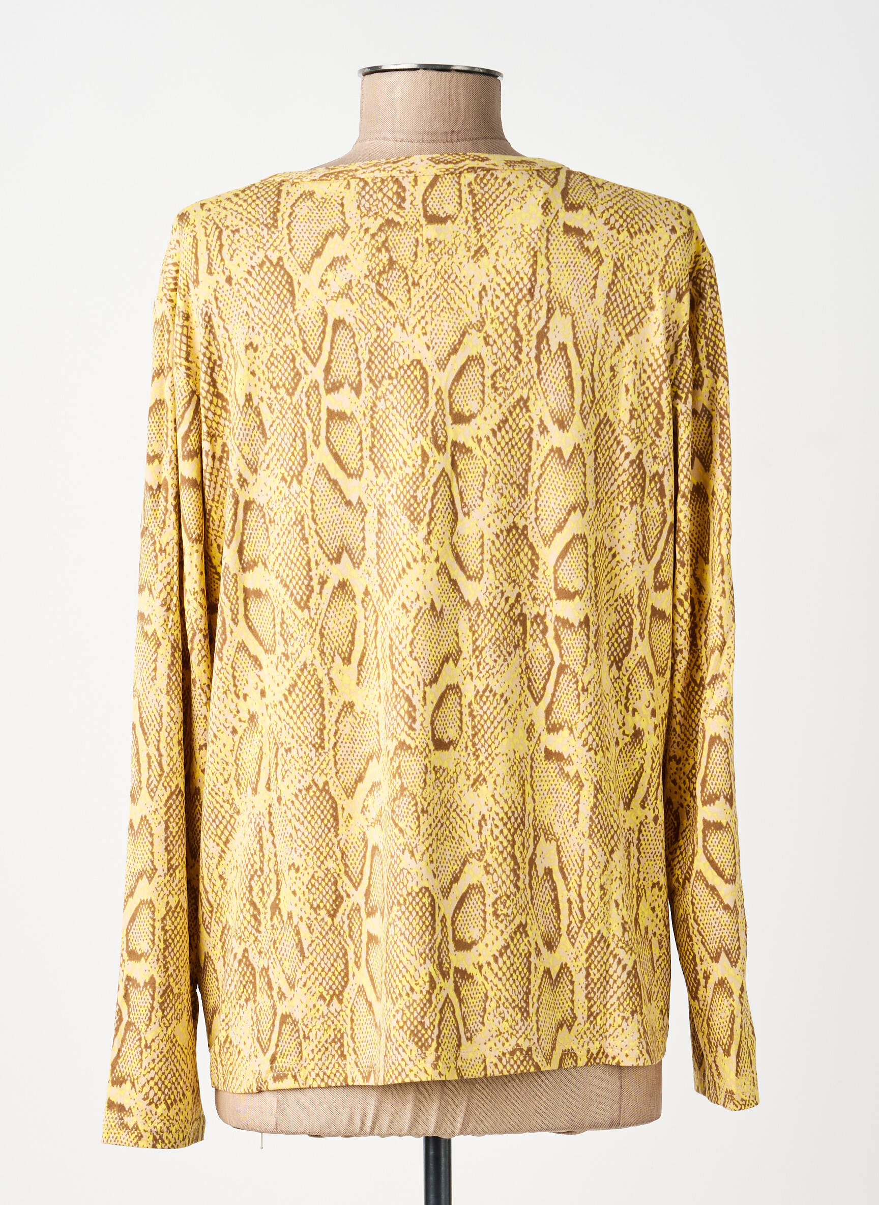 Tricou mâneci lungi mâneci lungi galben DAMART femeie