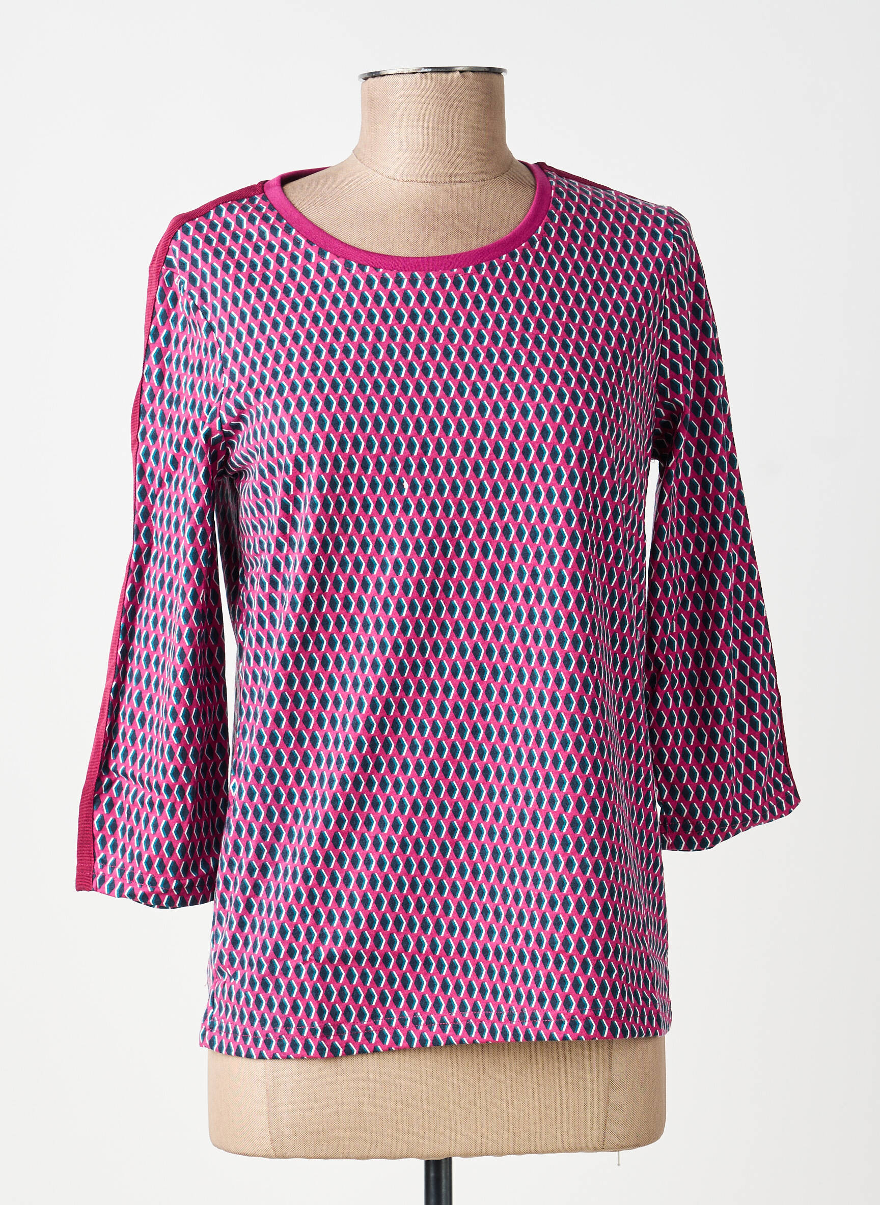 Tricou mâneci lungi mâneci lungi roz DAMART femeie