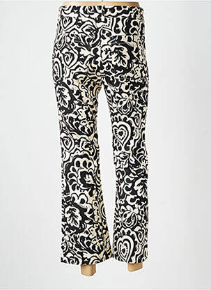 Pantalon 7/8 talie cu cleme mărime normală negru WEEKEND MAXMARA femeie