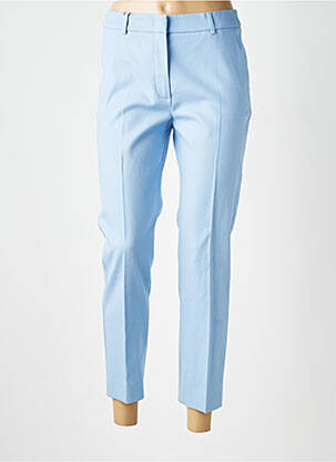 Pantalon 7/8 talie cu cleme mărime normală albastru deschis WEEKEND MAXMARA femeie