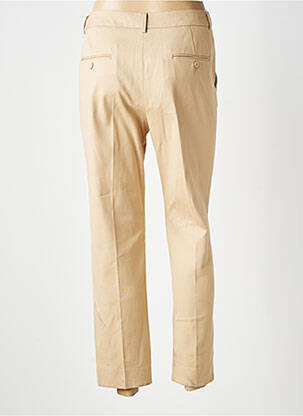 Pantalon 7/8 talie cu cleme mărime normală bej WEEKEND MAXMARA femeie
