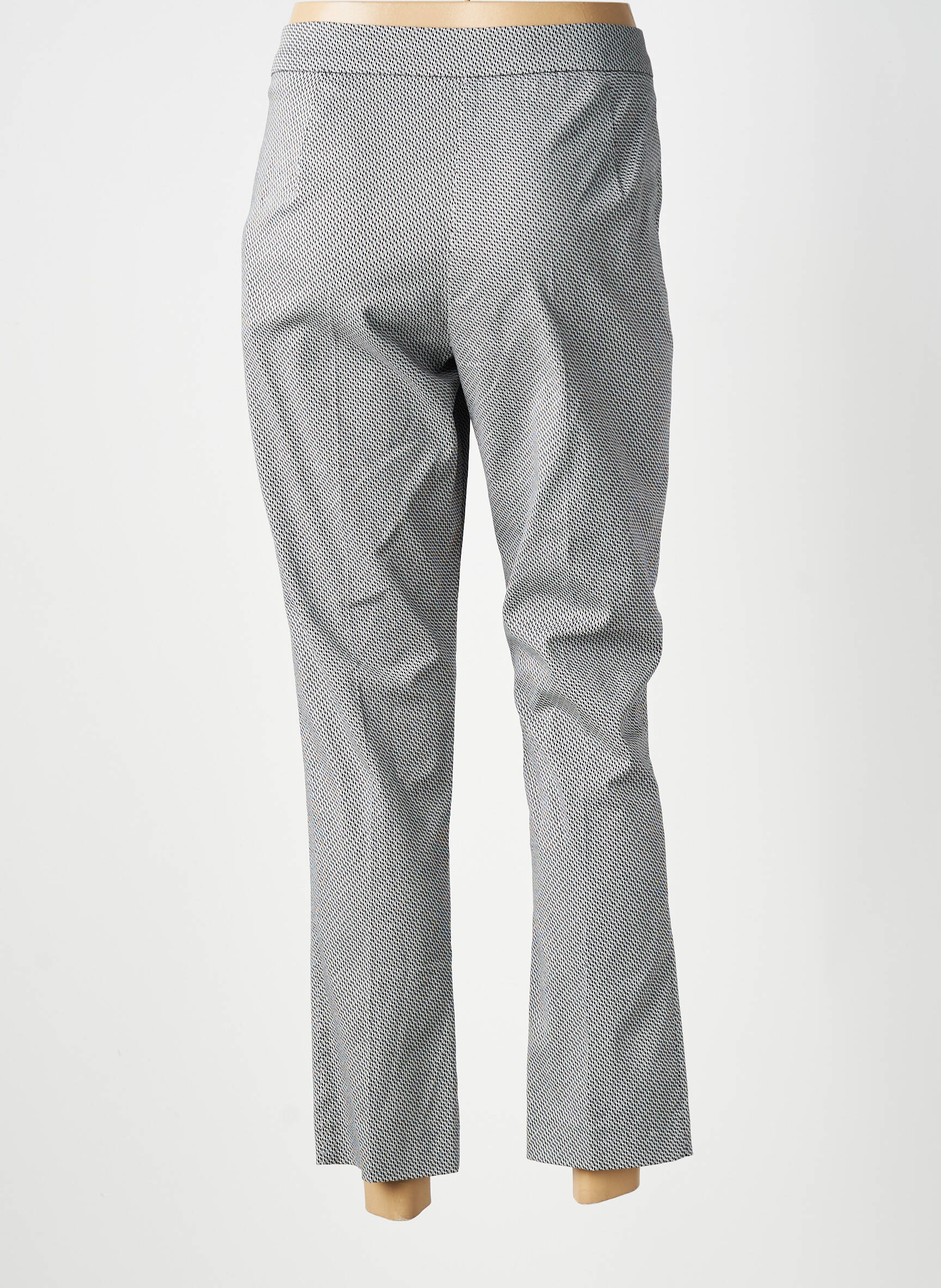 Pantalon 7/8 talie cu cleme mărime normală negru PERSONA BY MARINA RINALDI femeie
