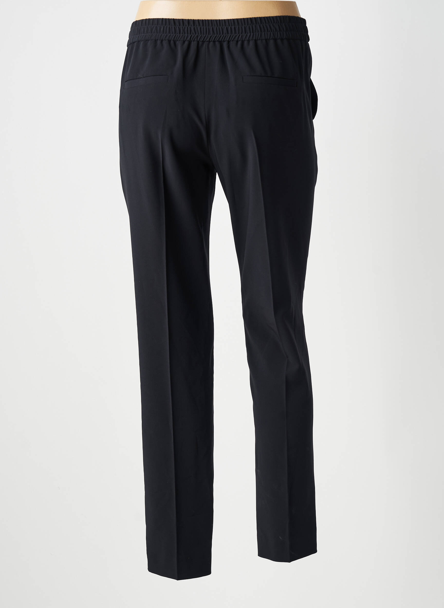 Pantalon chino închidere cu fermoar sub clapetă cu cârlig mărime normală negru GERARD DAREL femeie