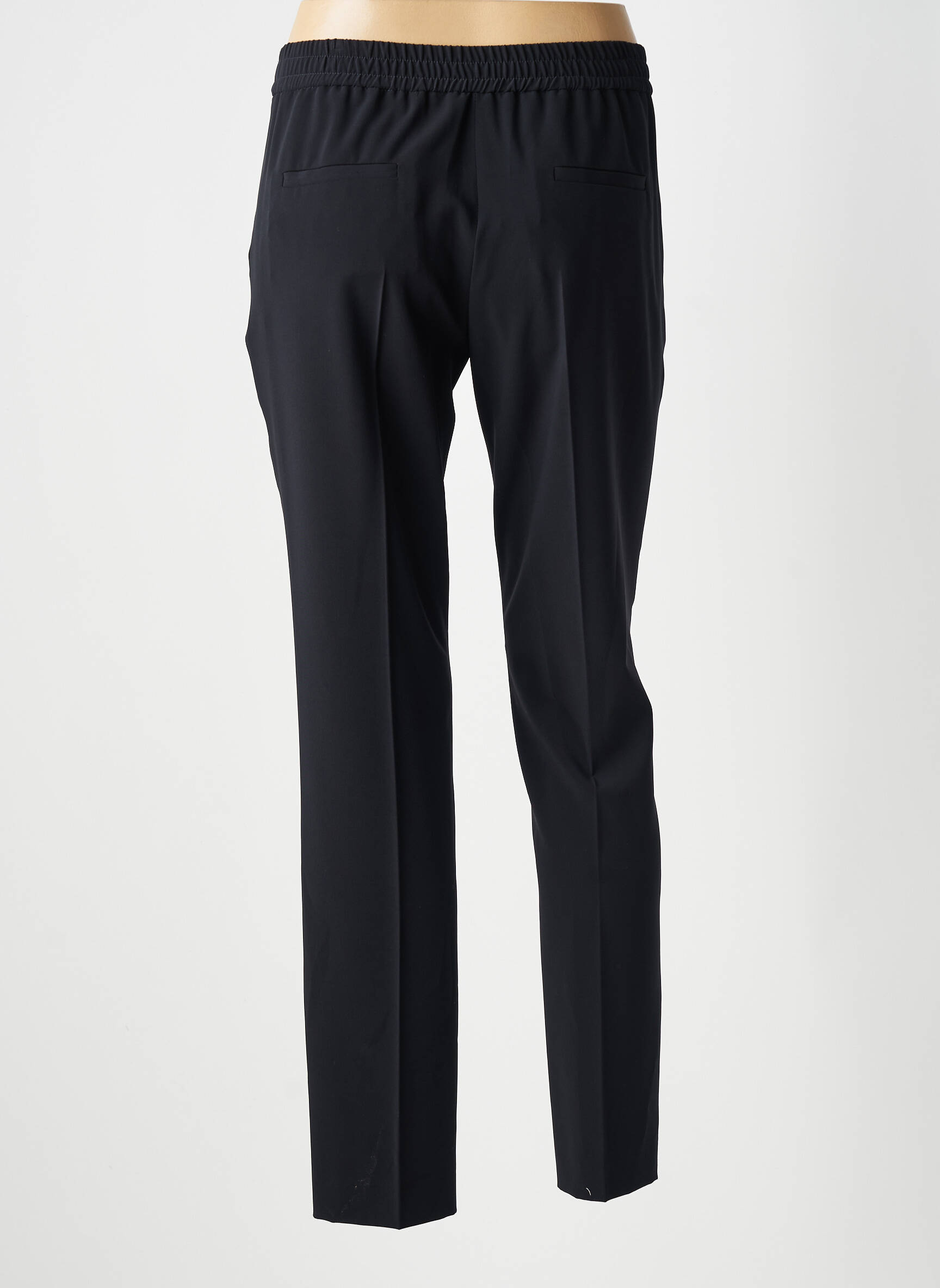 Pantalon chino închidere cu fermoar sub clapetă cu cârlig mărime normală negru GERARD DAREL femeie