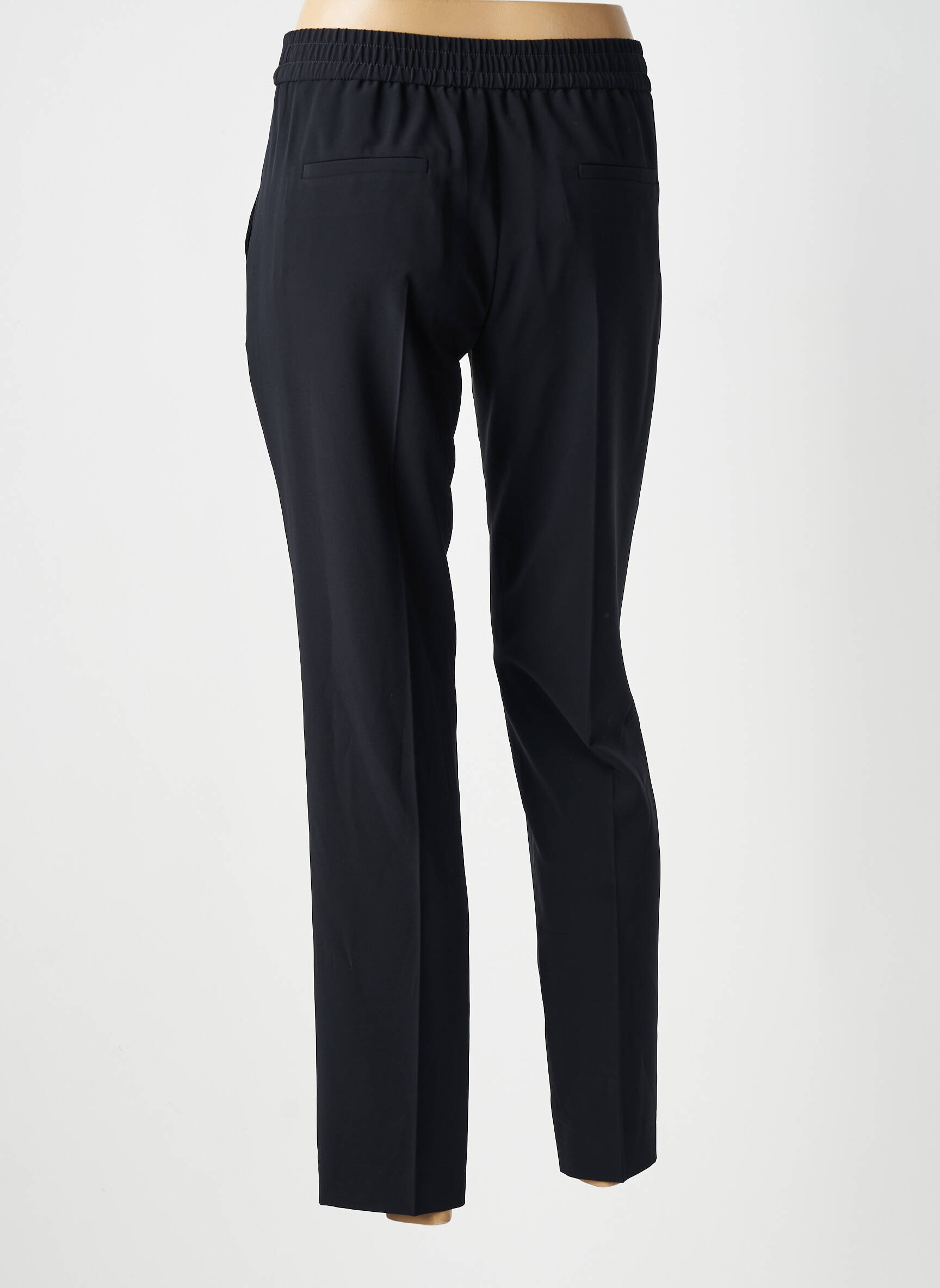 Pantalon chino închidere cu fermoar sub clapetă cu cârlig mărime normală albastru GERARD DAREL femeie