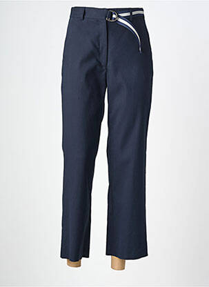 Pantalon 7/8 talie cu cleme mărime normală albastru GERARD DAREL femeie