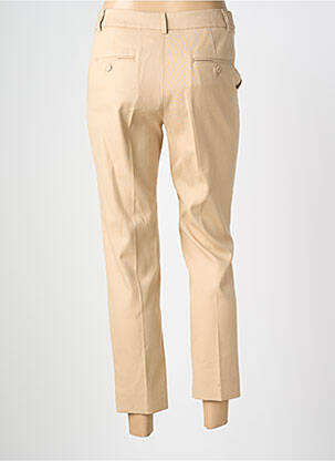 Pantalon chino țesătură poplin mărime normală bej WEEKEND MAXMARA femeie
