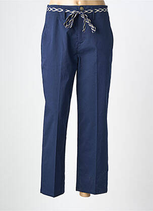 Pantalon 7/8 talie cu cleme mărime normală albastru GERARD DAREL femeie