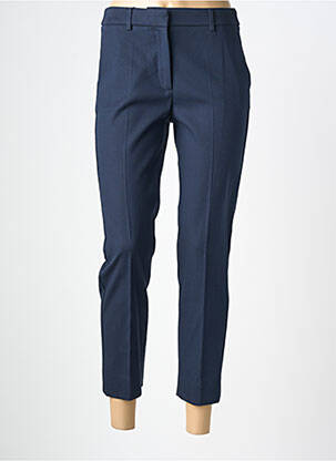 Pantalon 7/8 talie cu cleme mărime normală albastru WEEKEND MAXMARA femeie