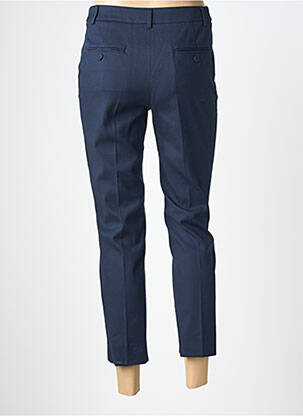 Pantalon 7/8 talie cu cleme mărime normală albastru WEEKEND MAXMARA femeie