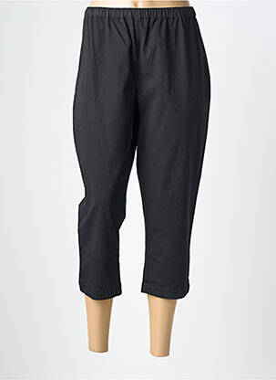 Pantalon trei sferturi talie elastică mărime normală negru MARINA SPORT femeie