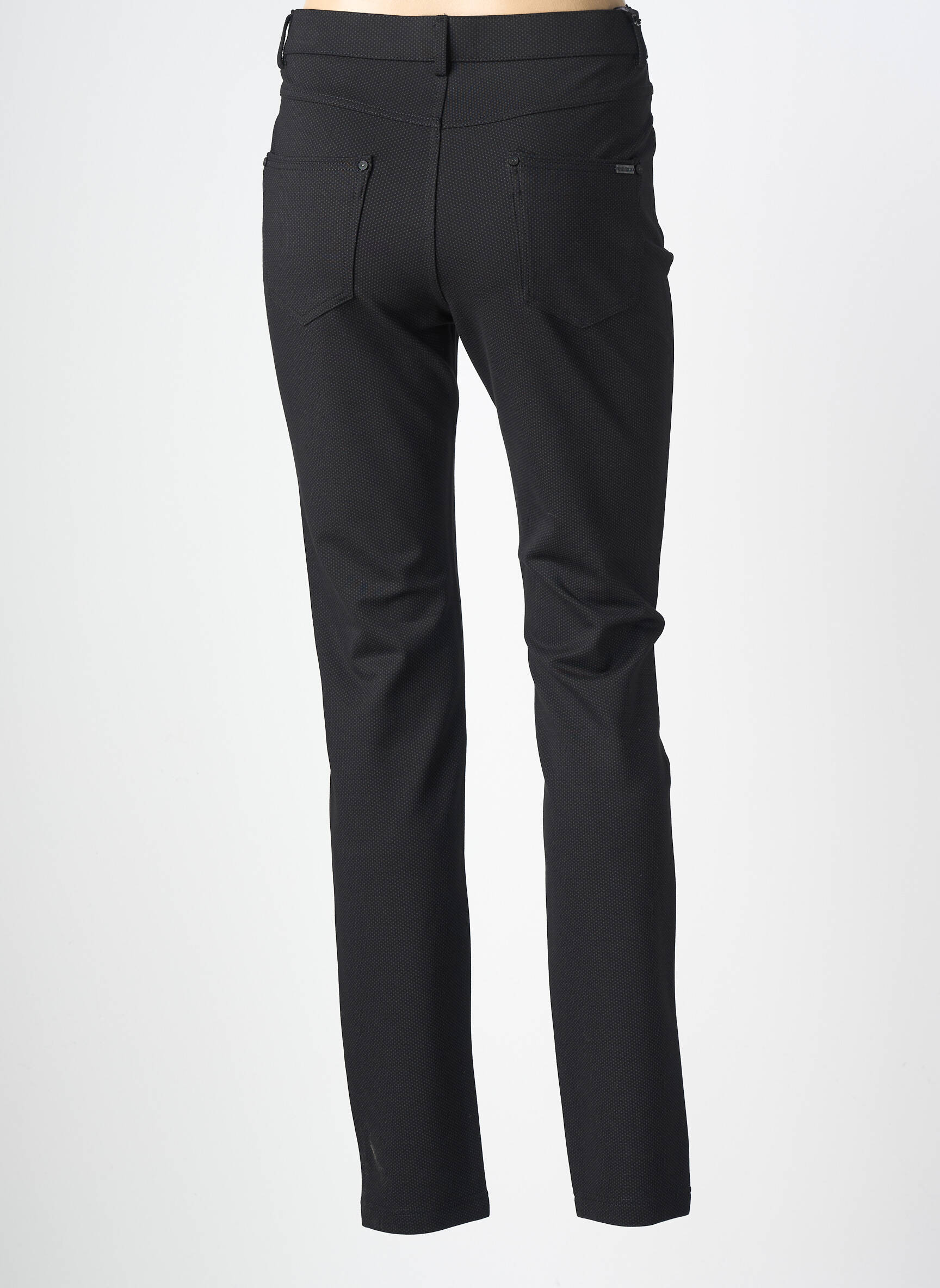 Pantalon slim elasticitate mărime normală negru LCDN femeie