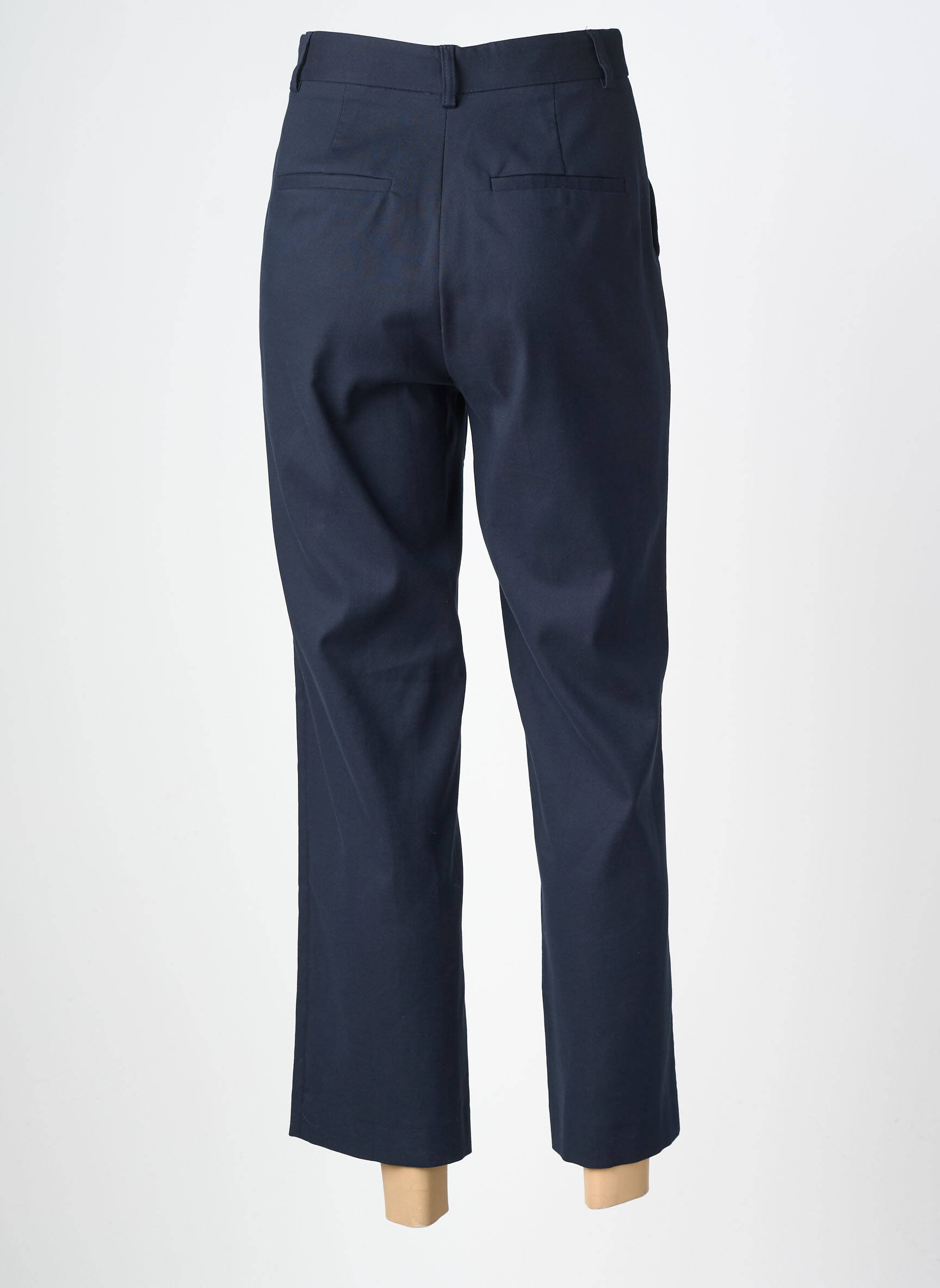 Pantalon 7/8 talie cu cleme mărime normală albastru GERARD DAREL femeie