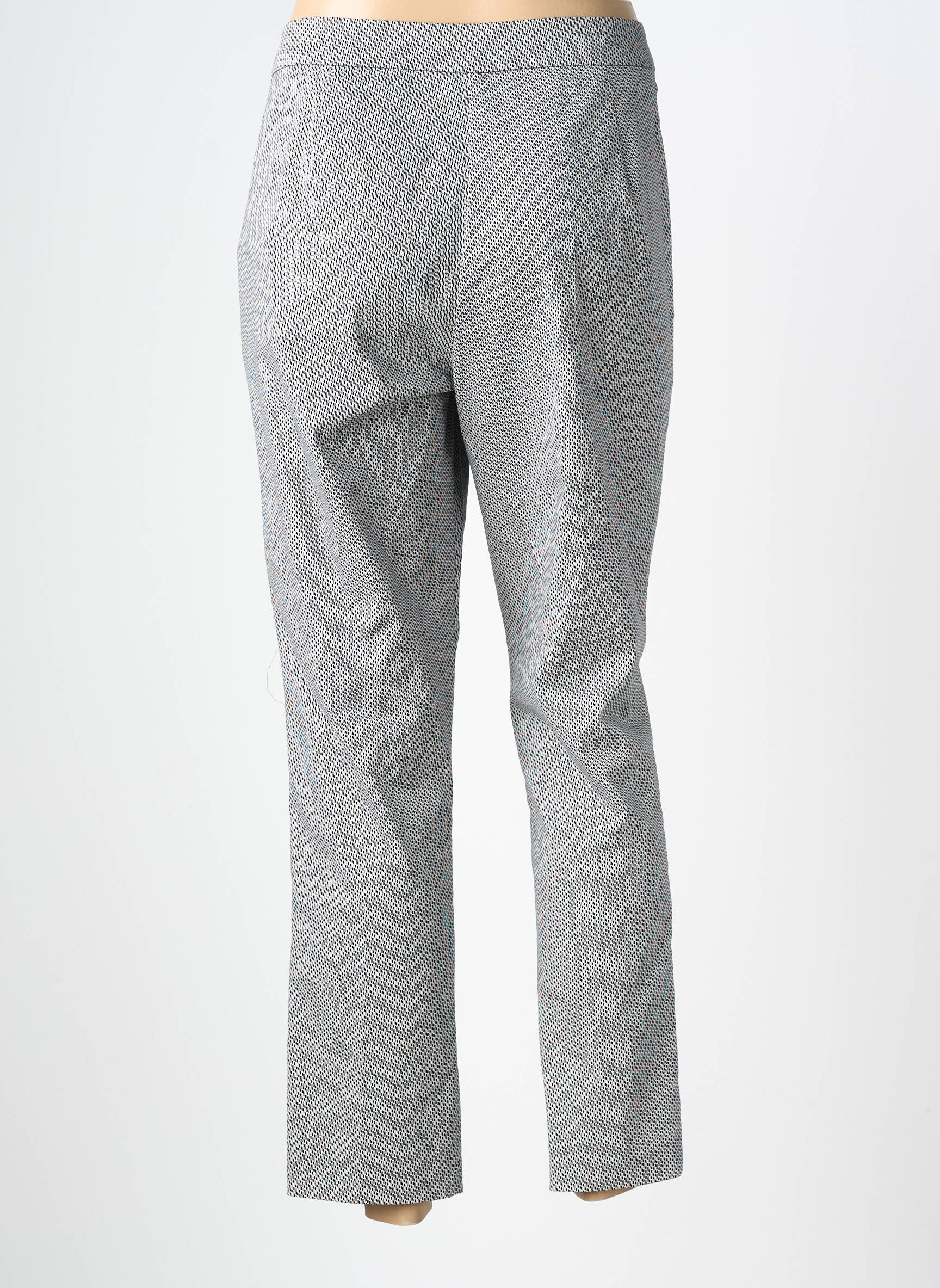 Pantalon 7/8 talie cu cleme mărime normală albastru PERSONA BY MARINA RINALDI femeie