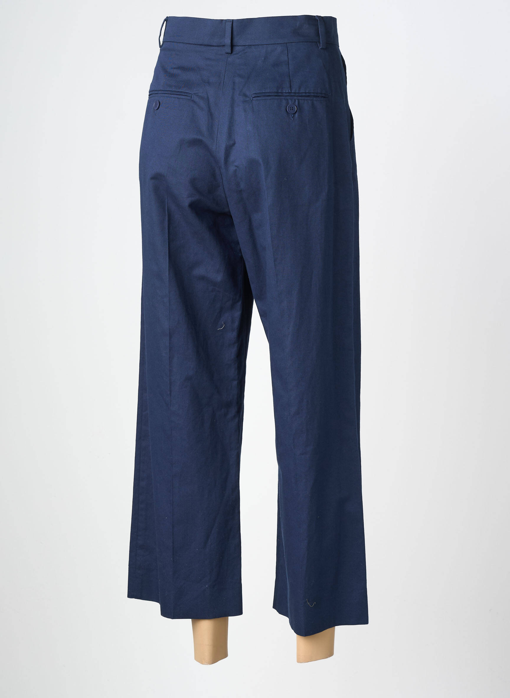 Pantalon 7/8 talie înaltă talie înaltă albastru WEEKEND MAXMARA femeie