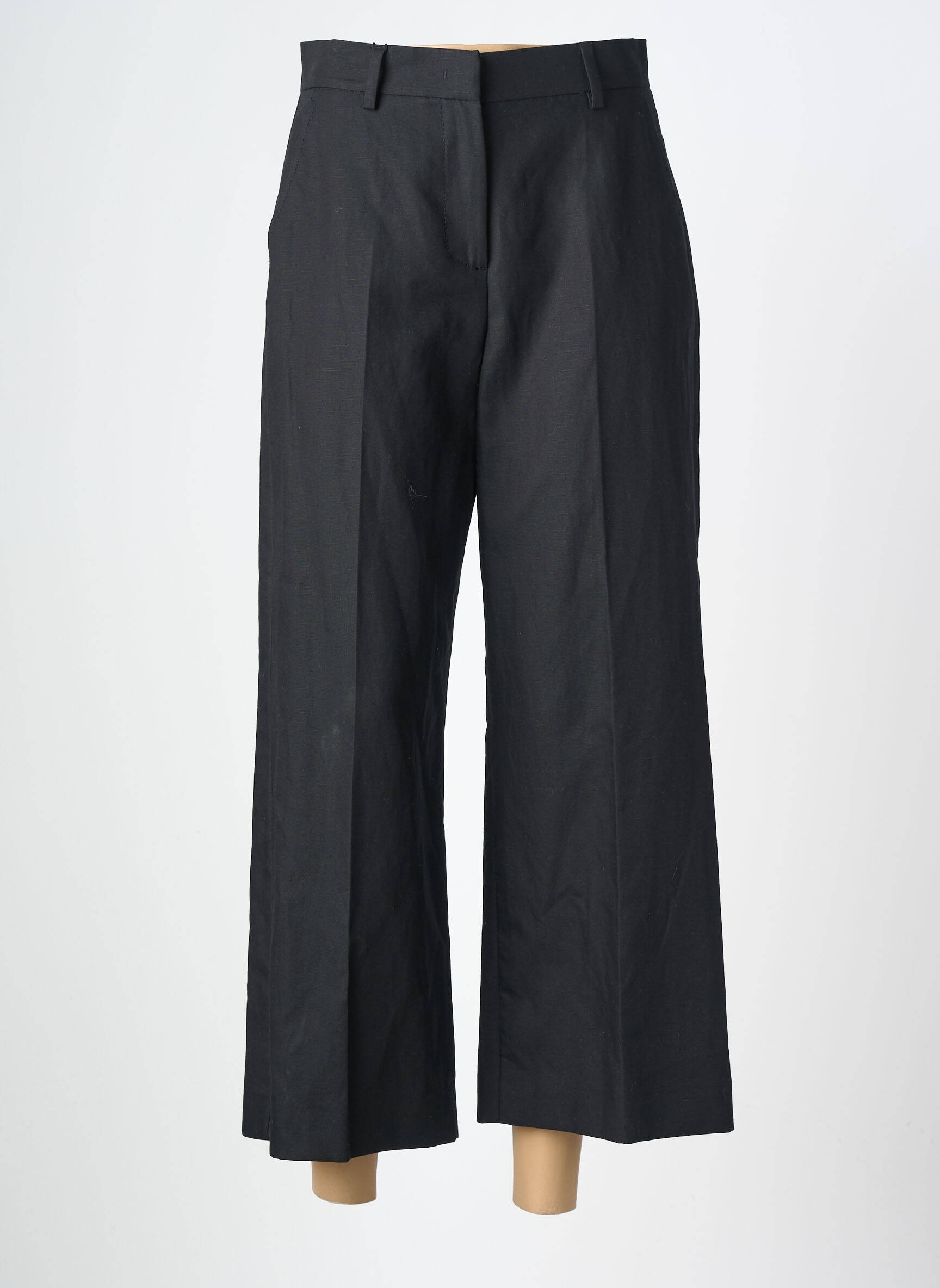 Pantalon 7/8 talie înaltă talie înaltă negru WEEKEND MAXMARA femeie