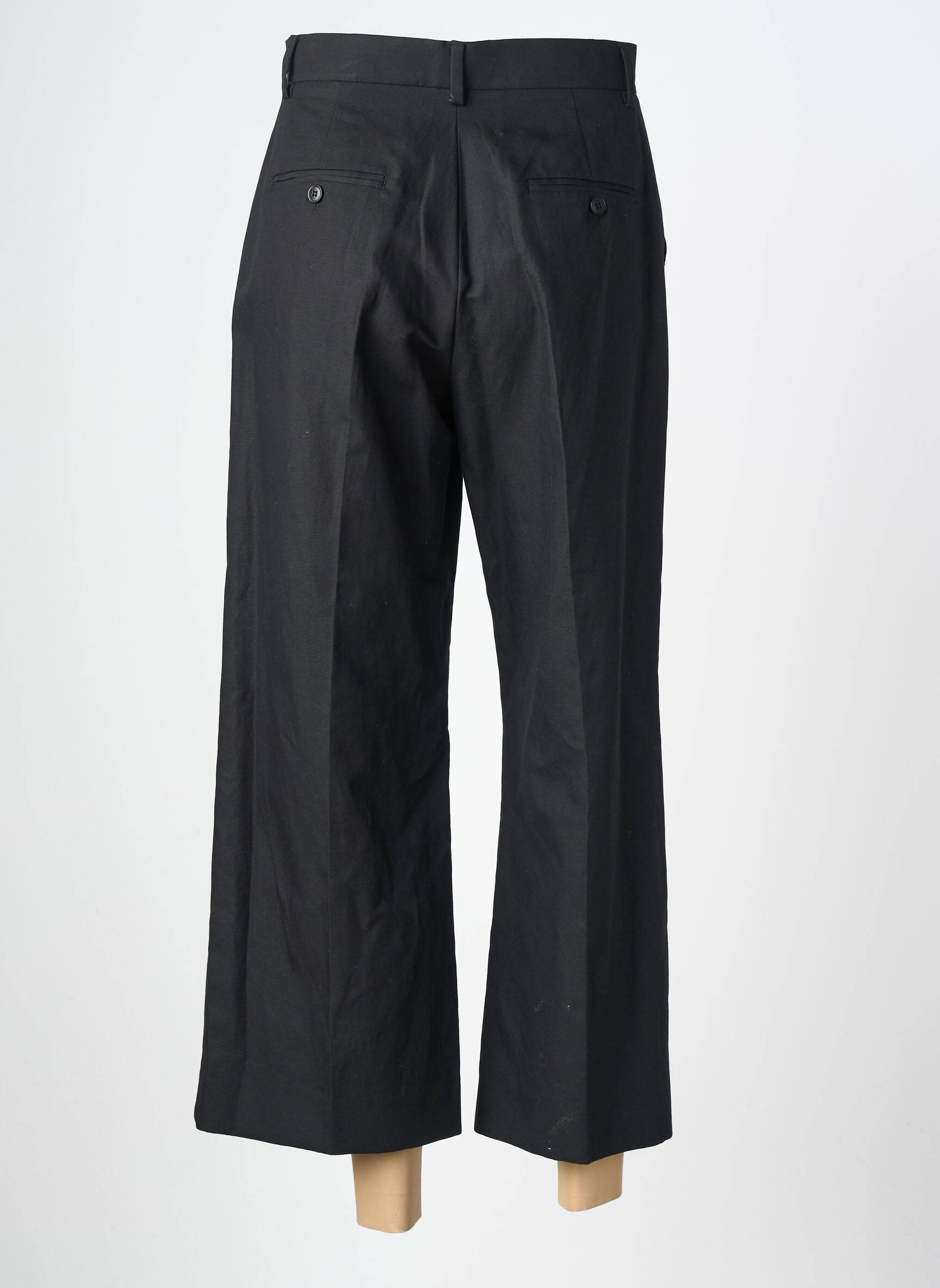 Pantalon 7/8 talie înaltă talie înaltă negru WEEKEND MAXMARA femeie
