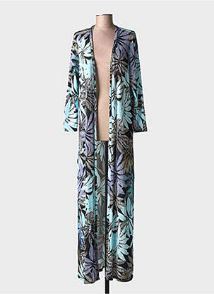 Jachete kimono mâneci lungi negru AU SOLEIL DE ST TROPEZ femeie