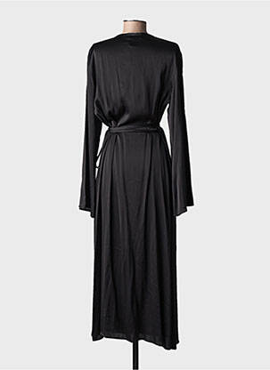Rochie lungă mâneci lungi mâneci lungi negru OTTOD'AME femeie