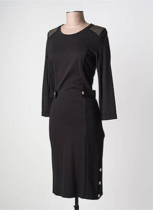Rochie midi mâneci lungi mâneci lungi negru LIU JO femeie