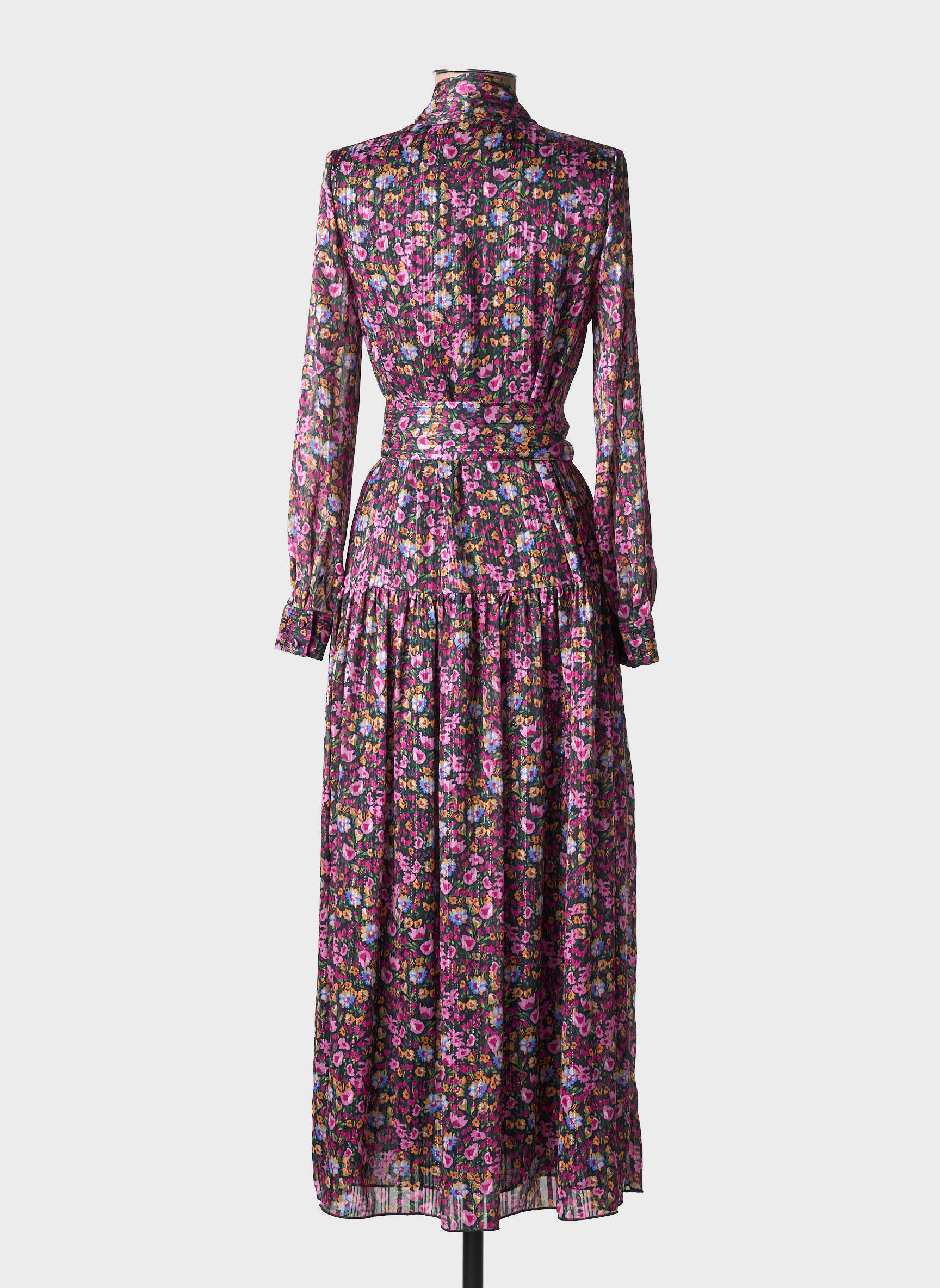 Rochie lungă mâneci lungi mâneci lungi violet LIU JO femeie