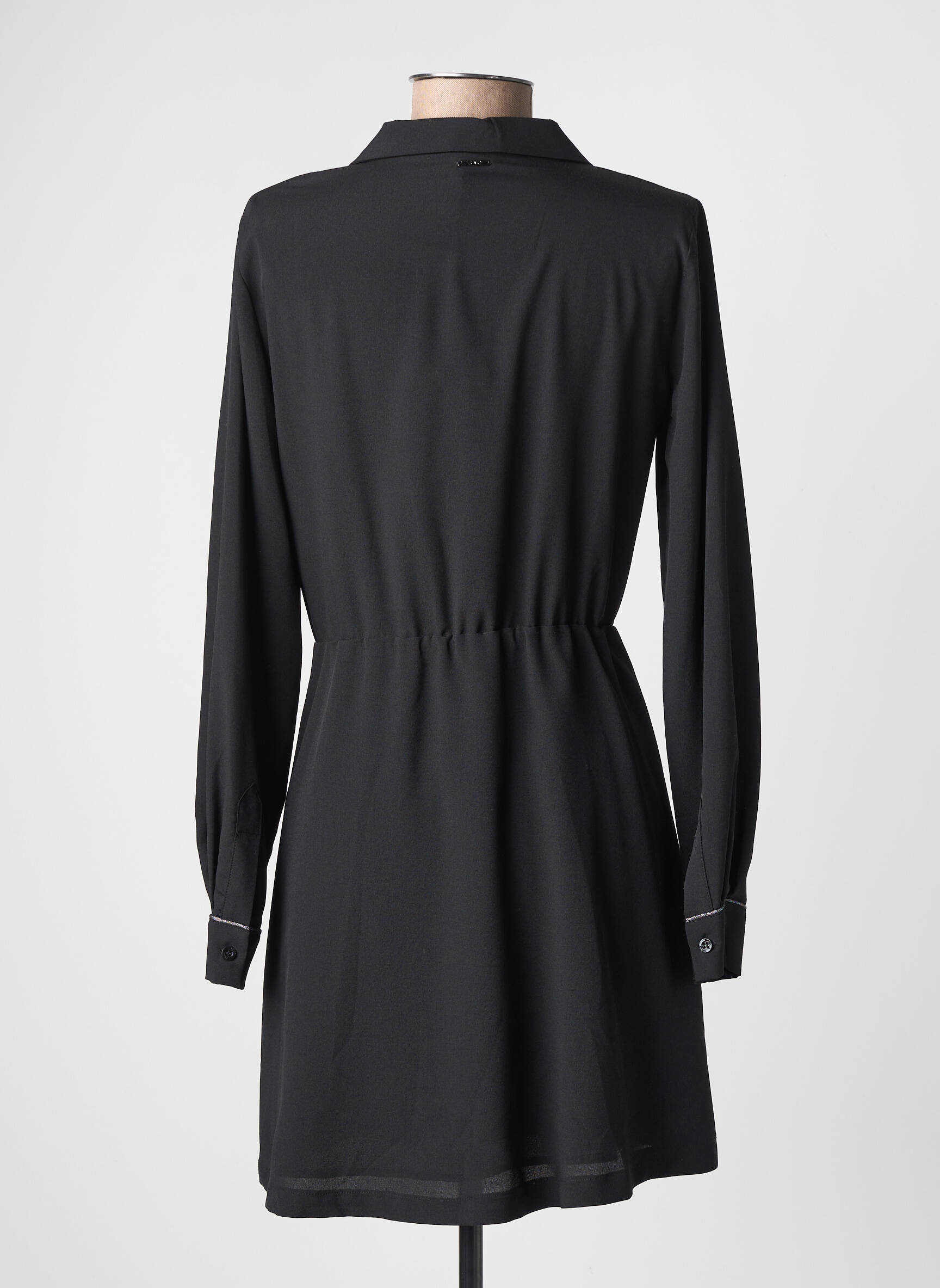 Rochie scurtă mâneci lungi mâneci lungi negru LIU JO femeie