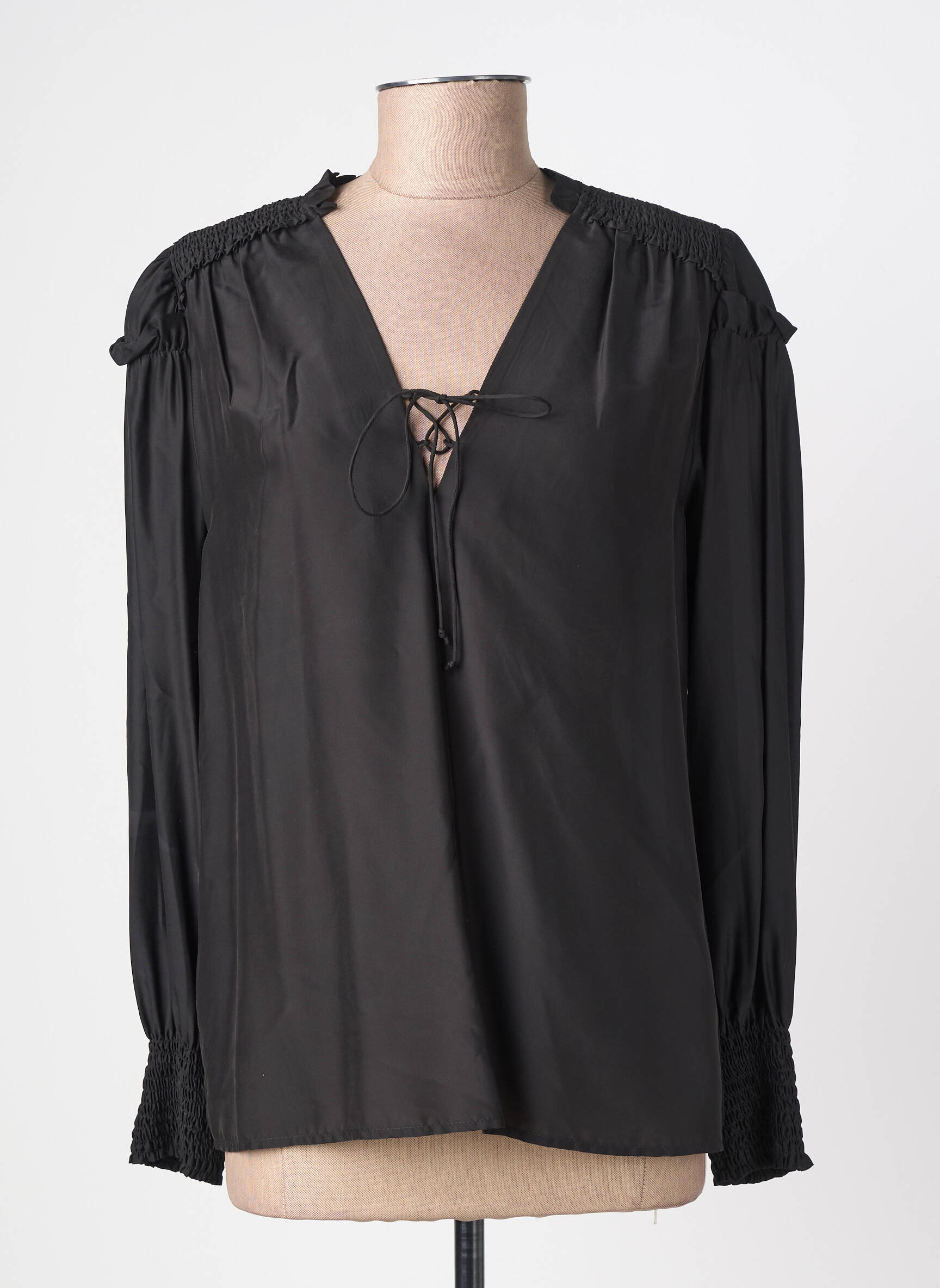 Bluză mâneci lungi mâneci lungi negru PINKO femeie