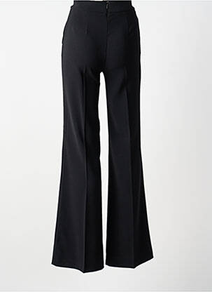 Pantalon evazat talie cu cleme talie înaltă negru PINKO femeie