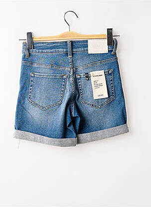 Șort țesătură denim talie înaltă albastru LIU JO femeie