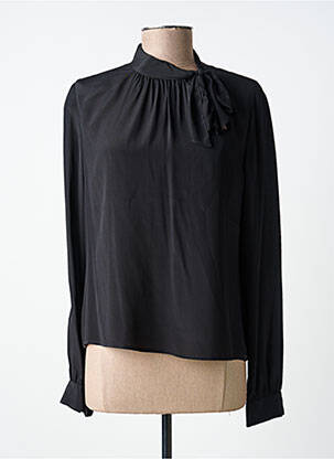 Top croială fluidă mâneci lungi negru PINKO femeie