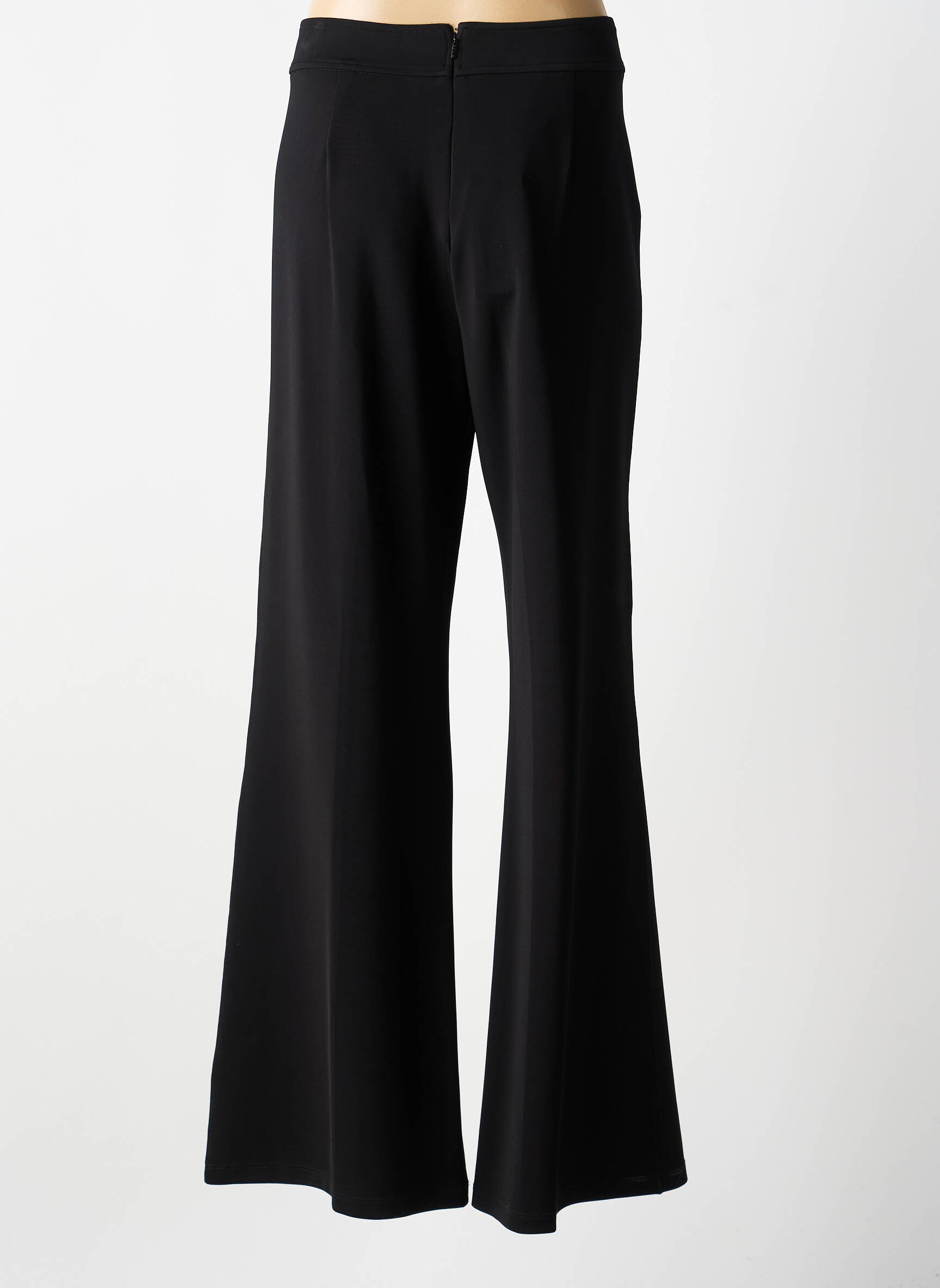Pantalon evazat elasticitate talie înaltă negru PINKO femeie