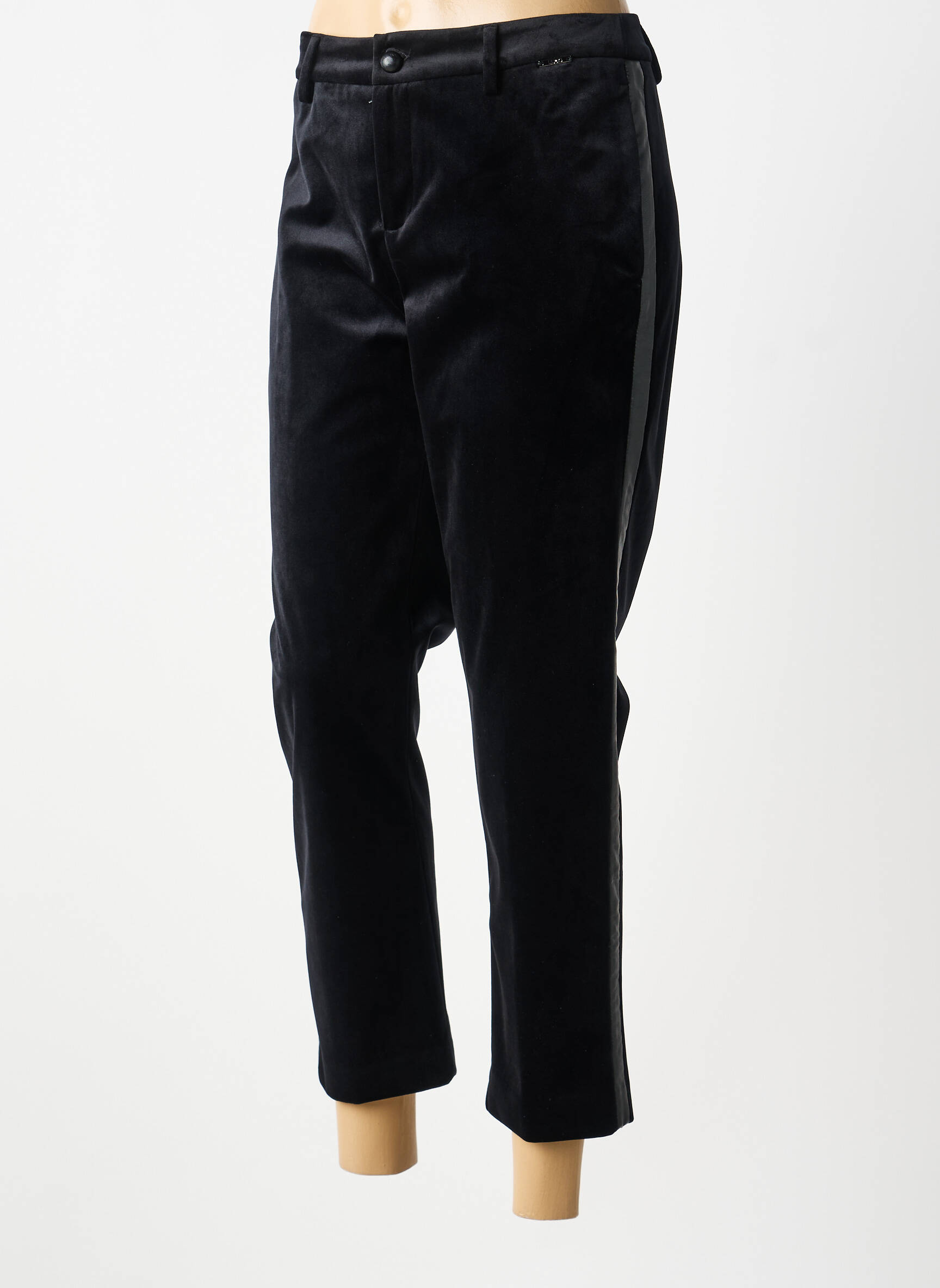 Pantalon 7/8 elasticitate mărime normală negru LIU JO femeie