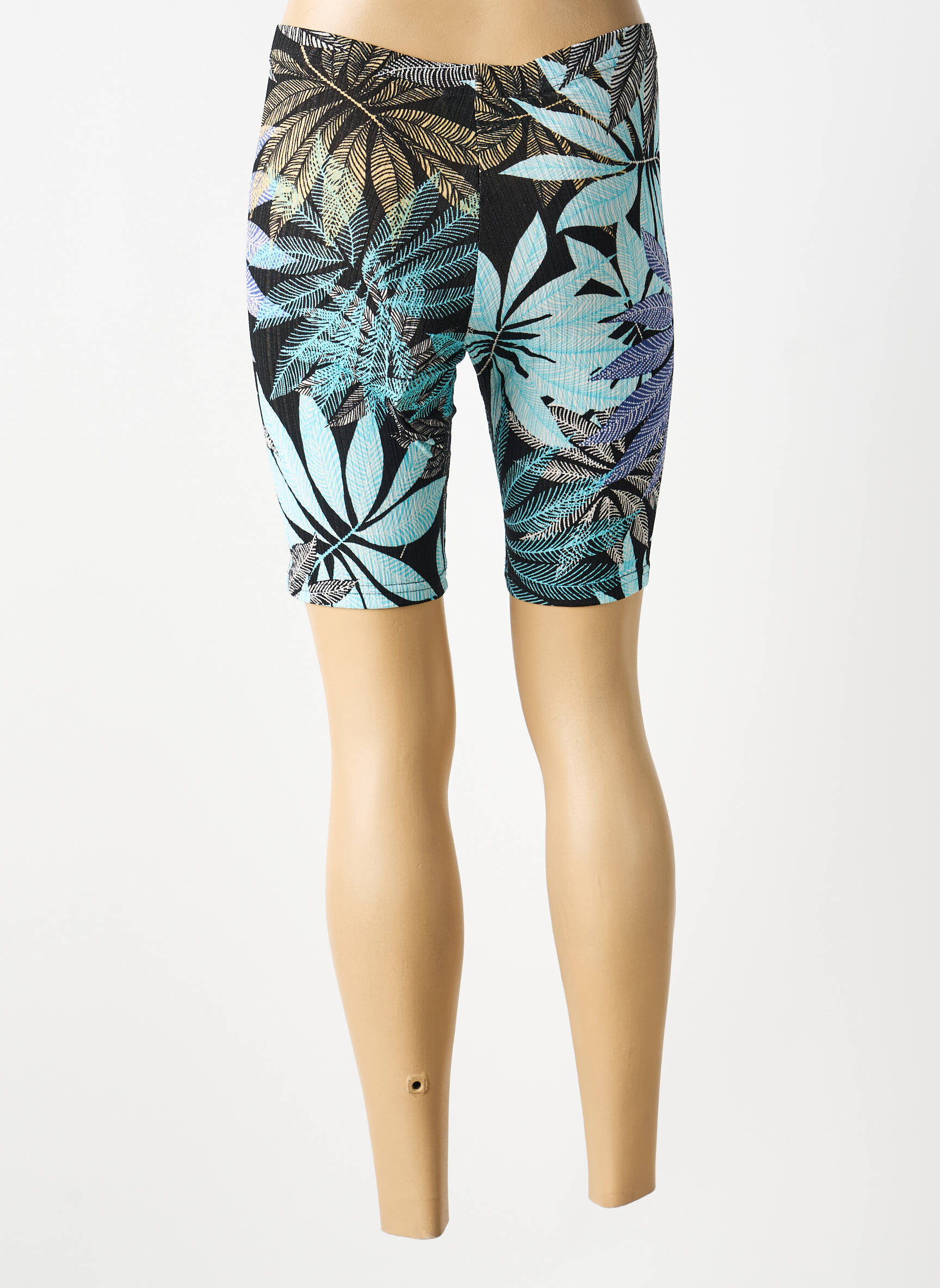 Pantalon de ciclism subțire mărime normală negru AU SOLEIL DE ST TROPEZ femeie