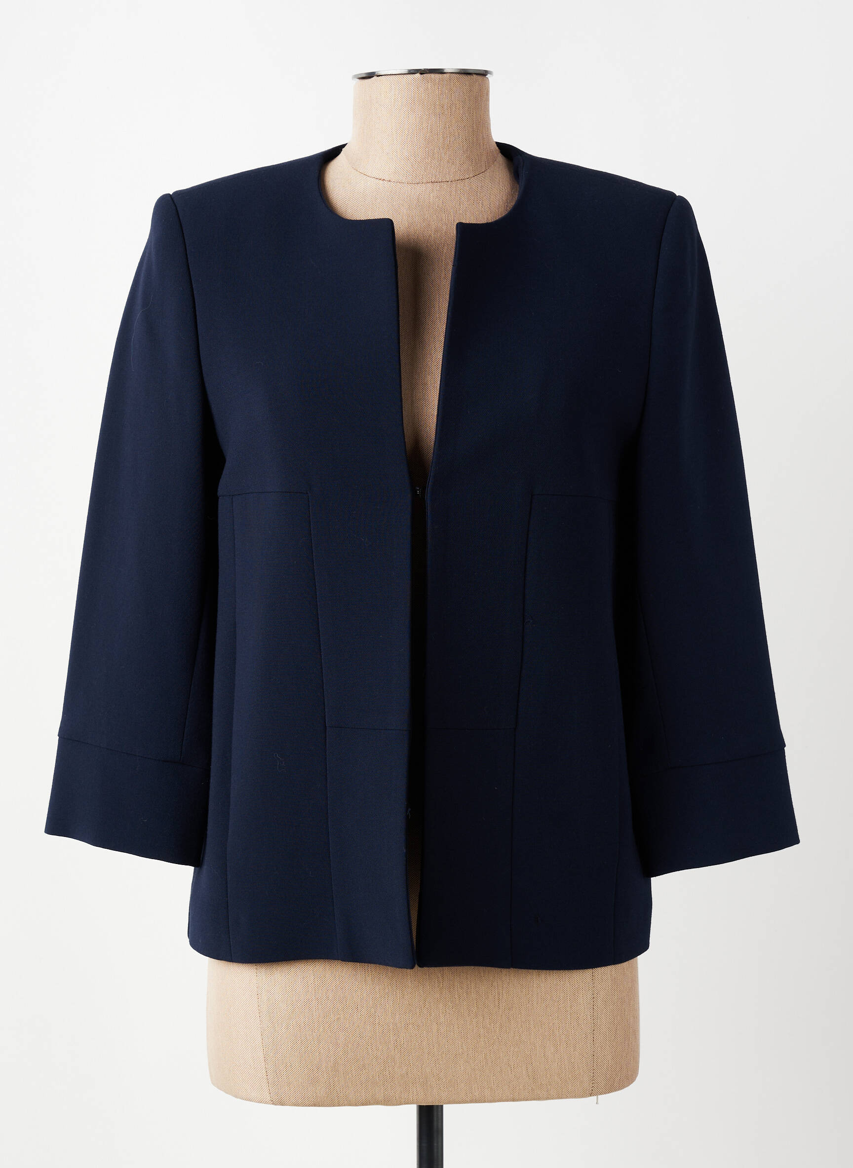 Jachete elegante buzunare albastru QUEENIE femeie