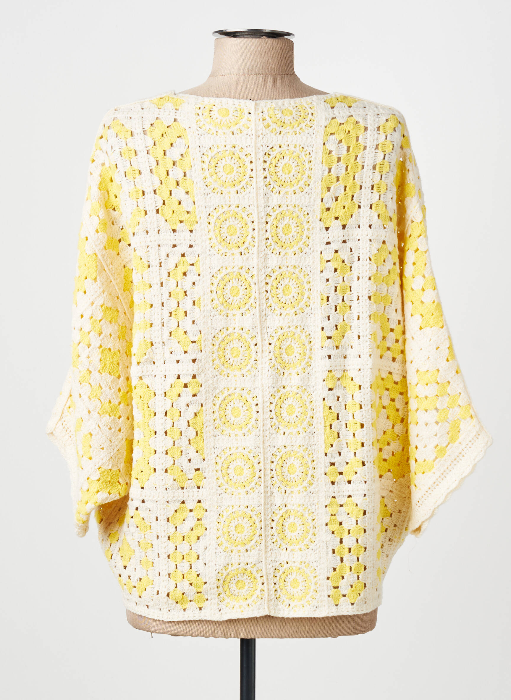 Vestă cu mâneci lungi mâneci 3/4 galben CTN COLLECTION femeie