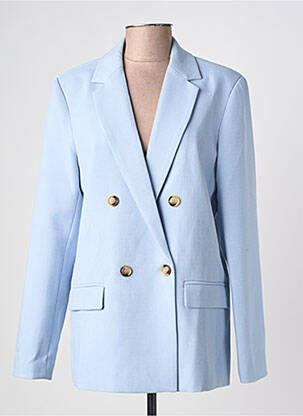 Sacou finisaj interior dublat albastru GRACE & MILA femeie