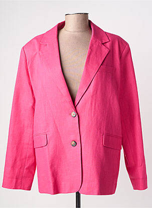 Sacou finisaj interior dublat roz GRACE & MILA femeie