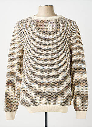 Pulover elasticitate mâneci lungi bej GUESS bărbat