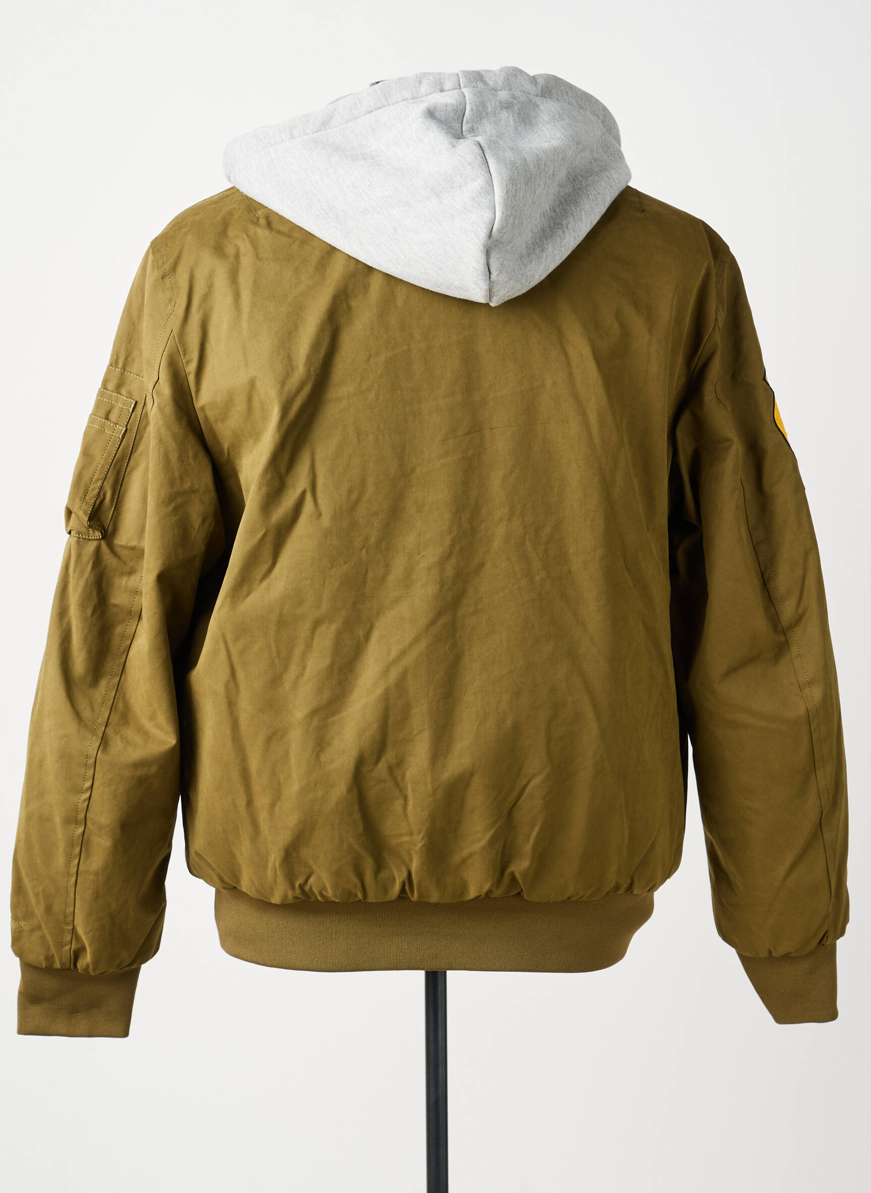 Geacă glugă verde BOMBERS bărbat