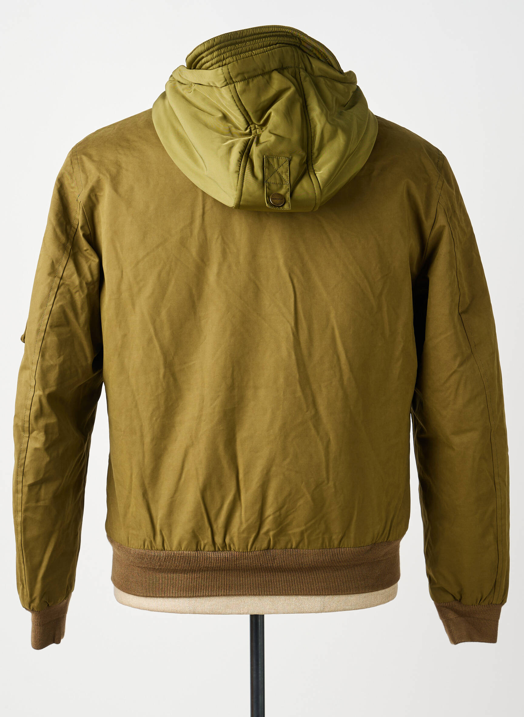 Geacă glugă verde BOMBERS bărbat