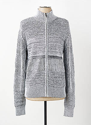 Jachete casual strânsă pe partea de jos alb GUESS bărbat